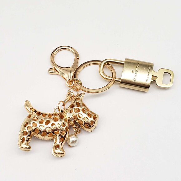 Authentic Louis Vuitton Lock & Key with unbranded Bagcharm, Keycharm, Keychain - Picture 7 of 7